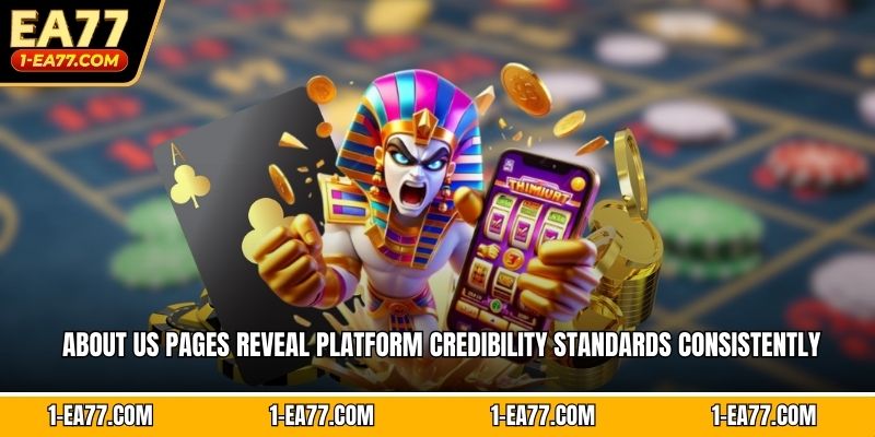 About us pages reveal platform credibility standards consistently