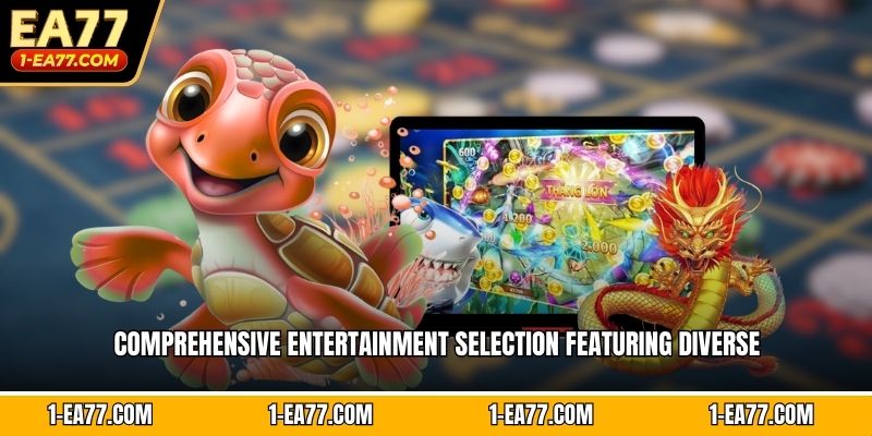 Comprehensive entertainment selection featuring diverse 