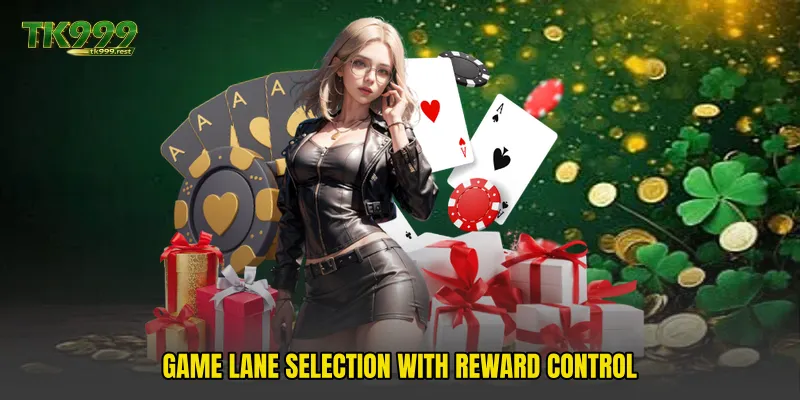 Game Lane Selection With Reward Control